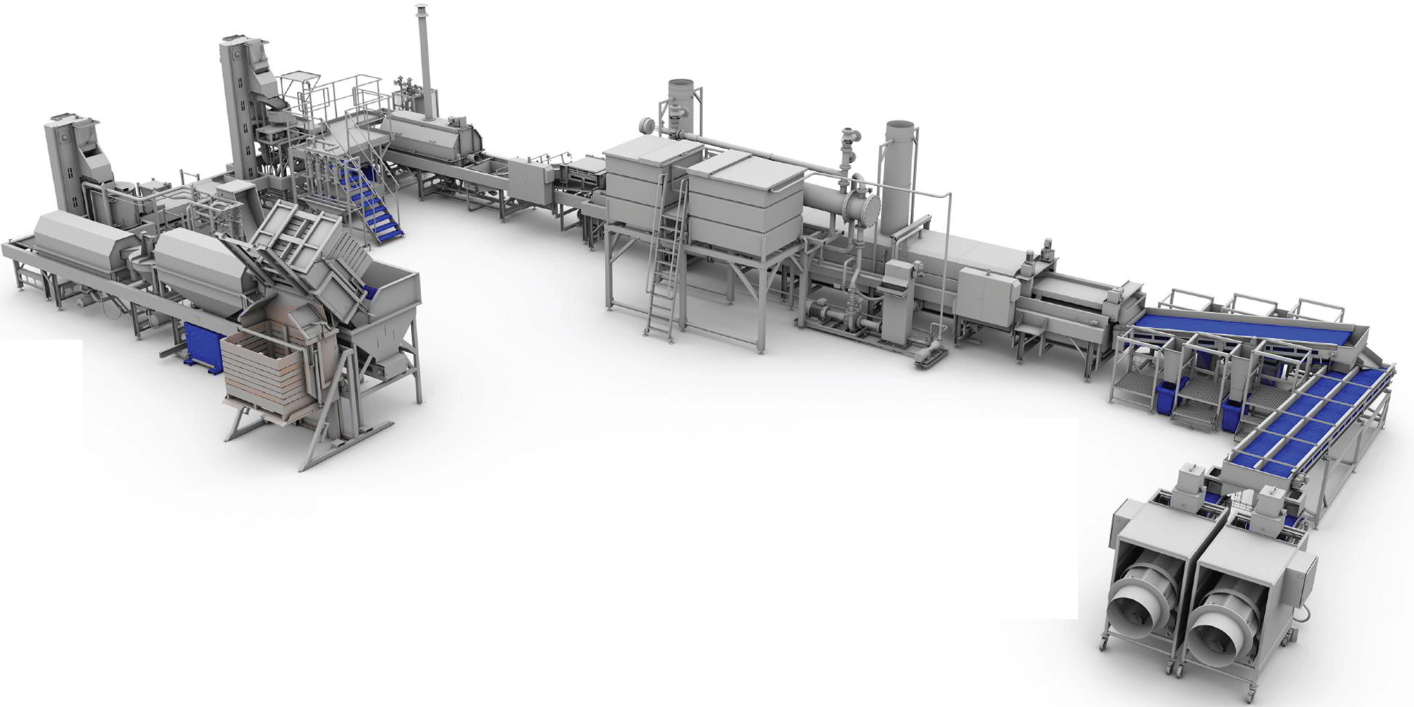 Fully Automatic Potato Chips Production Line